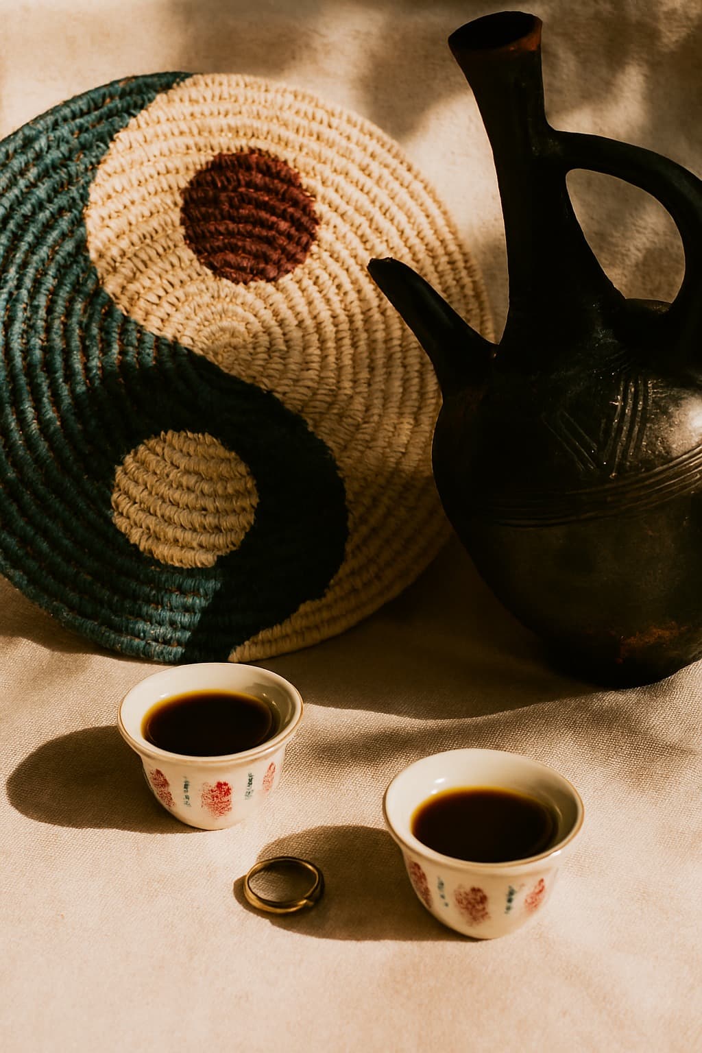 Traditional Ethiopian coffee ceremony - Metsamdti verified matchmaking process